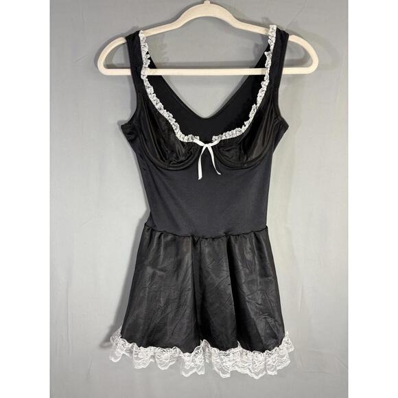 Frederick's of Hollywood Other - Vintage Y2K Fredricks Of Hollywood Frenchmaid Lingerie sz Small Made in USA